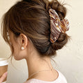 Marble Striped Hair Claw - DippedShop Wholesale - #3571