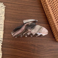 Elegant Marble Textured Acetate Hair Claw 6W6HCP1635