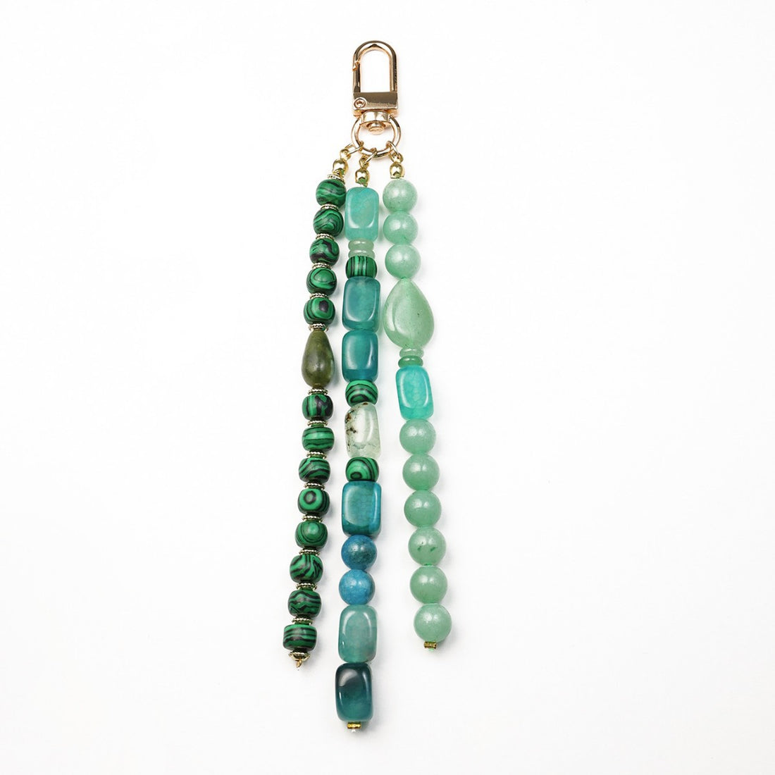 Vintage Agate Beaded Keychain - DippedShop Wholesale - #2163