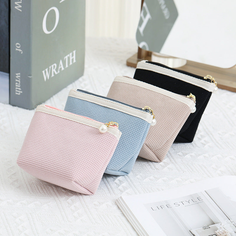 Minimalist Solid Color Portable Makeup Bag 6S10BOB1031