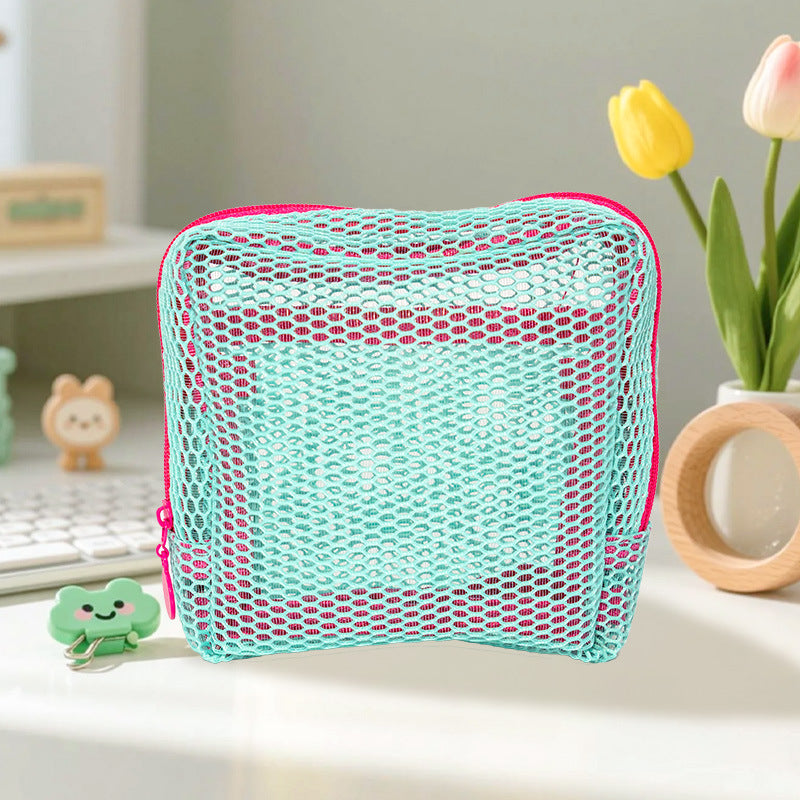Fashion Color Block Hollow Storage Bag MK2BW6S10BOB115