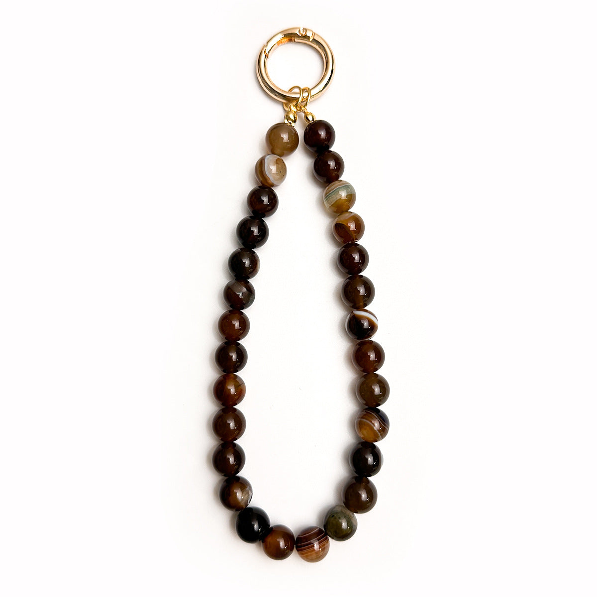 Natural Stone Beaded Keychain - DippedShop Wholesale - #0883