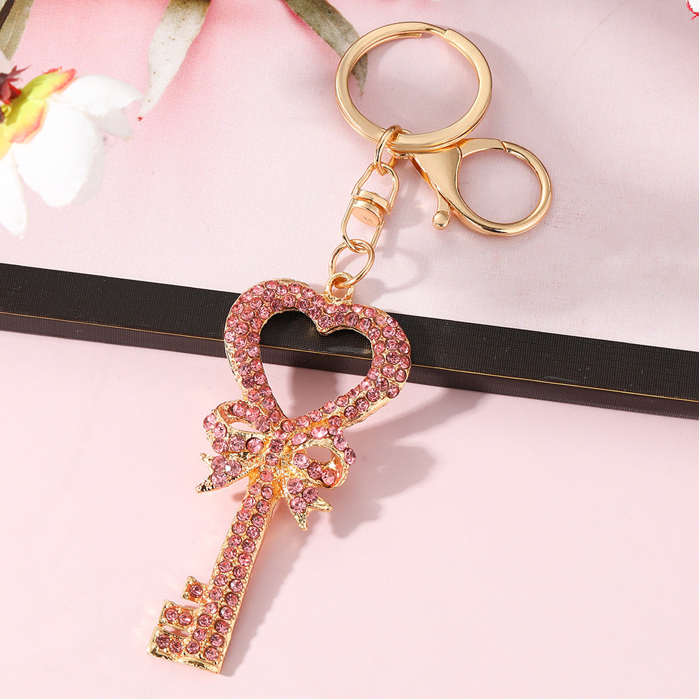 Bowknot Rhinestone Bag Charm - DippedShop Wholesale - #9667