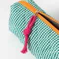 Retro Color Contrast Plaid Portable Pencil Pouch 6S10BOB1043