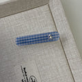 Plaid Heart Hair Clip - DippedShop Wholesale - #6227