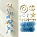 Handmade Spiral Starfish Sea Shell Wind Chime 6H7HLS222