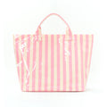 Minimalist Color Block Striped Portable Tote Bag MK2BLW6W10BBG585