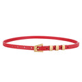 Minimalist Unique Buckle SKinny Leather Belt MK2MBAS6W6JBT153