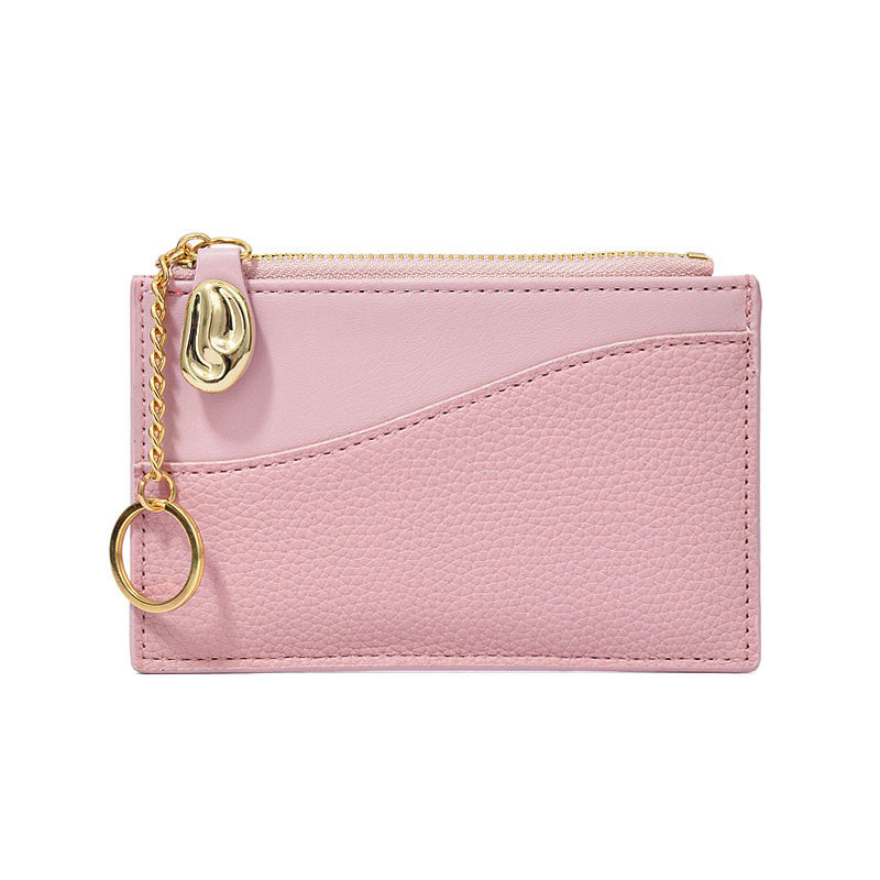 Minimalist Solid Color PU Coin Purse Wallet 6S10BWB127