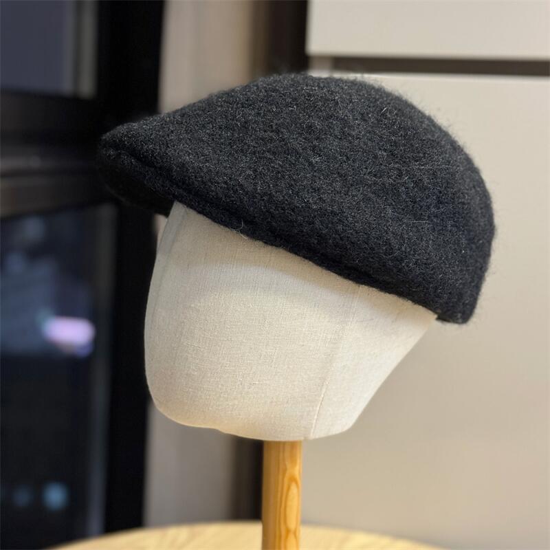 Leather Beret Hat - DippedShop Wholesale - #2595