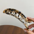 Vintage Curved Hollow Out Heart Hair Claw 8AS6HCP289L