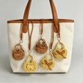 Casual Hand-Crocheted Mini Keychain Bag Charm 6W10BBC349