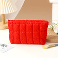Quilted Large Capacity Diamond Quilted Cosmetic Bag MK2BLW6C5CO71