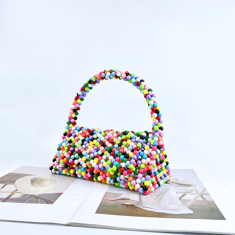 Handmade Pearl Tote Bag - DippedShop Wholesale - #8499