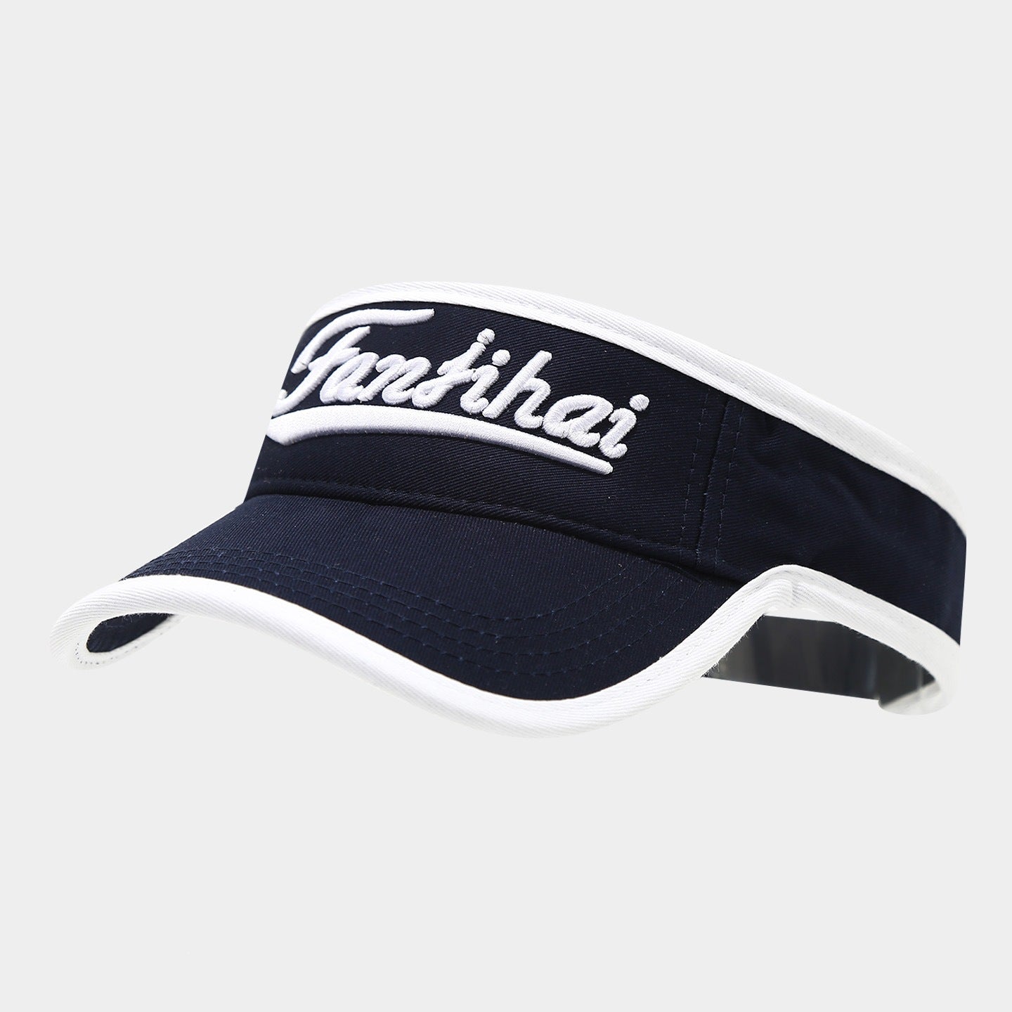Summer Letters Embroidery Empty Top Sun Hat MK2COK6W6HAT369