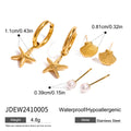 Gold Plated Rhinestone Hoops - DippedShop Wholesale - #0739