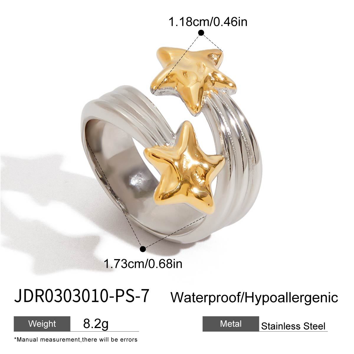 Cubic Zirconia Open Ring - DippedShop Wholesale - #8131