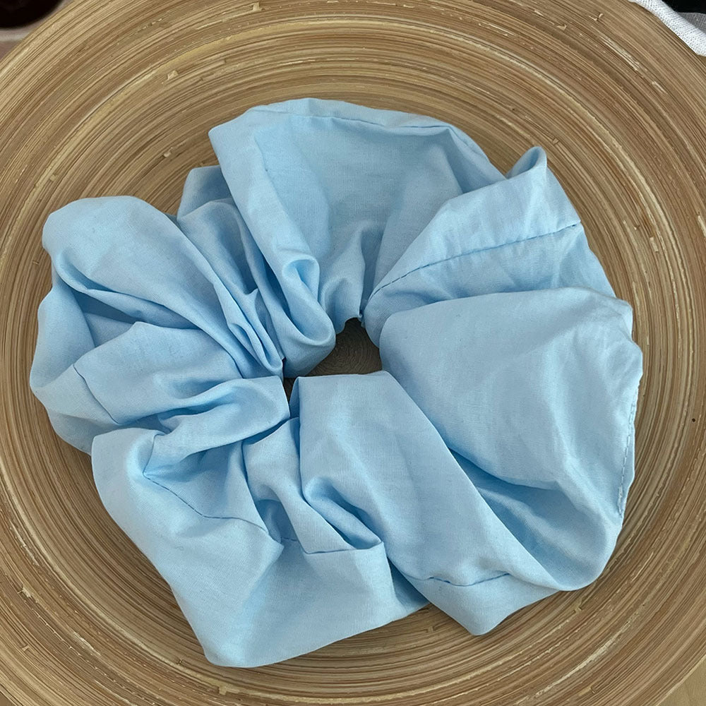 Pure Color Oversized Cotton Scrunchie 6W6HSR460