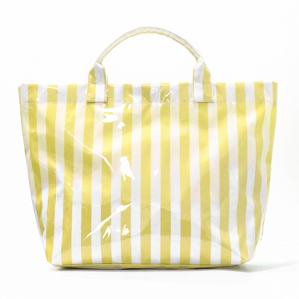 Minimalist Color Block Striped Portable Tote Bag MK2BLW6W10BBG585
