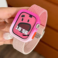 Color Block Nylon Weave Watch Band 6W6JWA141