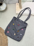 Cute Funny Animal Embroidery Lightweight Shoulder Bag 6W10BBG2501