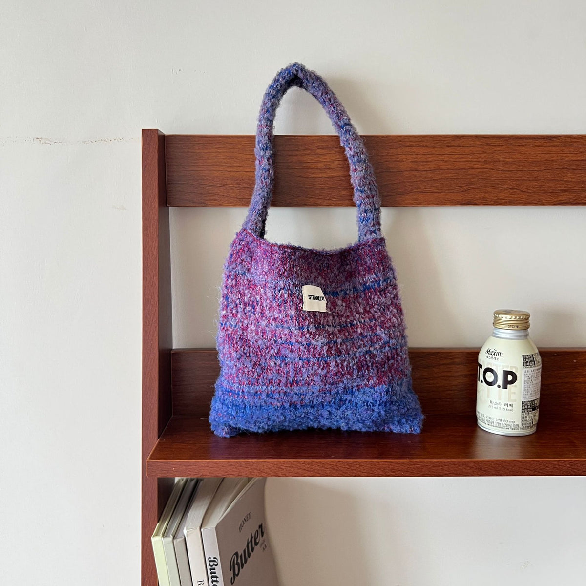 Ombre Knit Shoulder Bag - DippedShop Wholesale - #6115