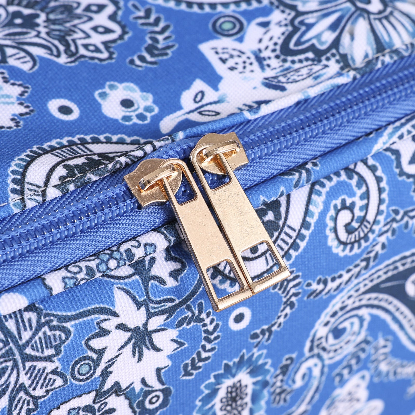Vintage Floral Print Large Capacity Makeup Bag 6S10BOB1038