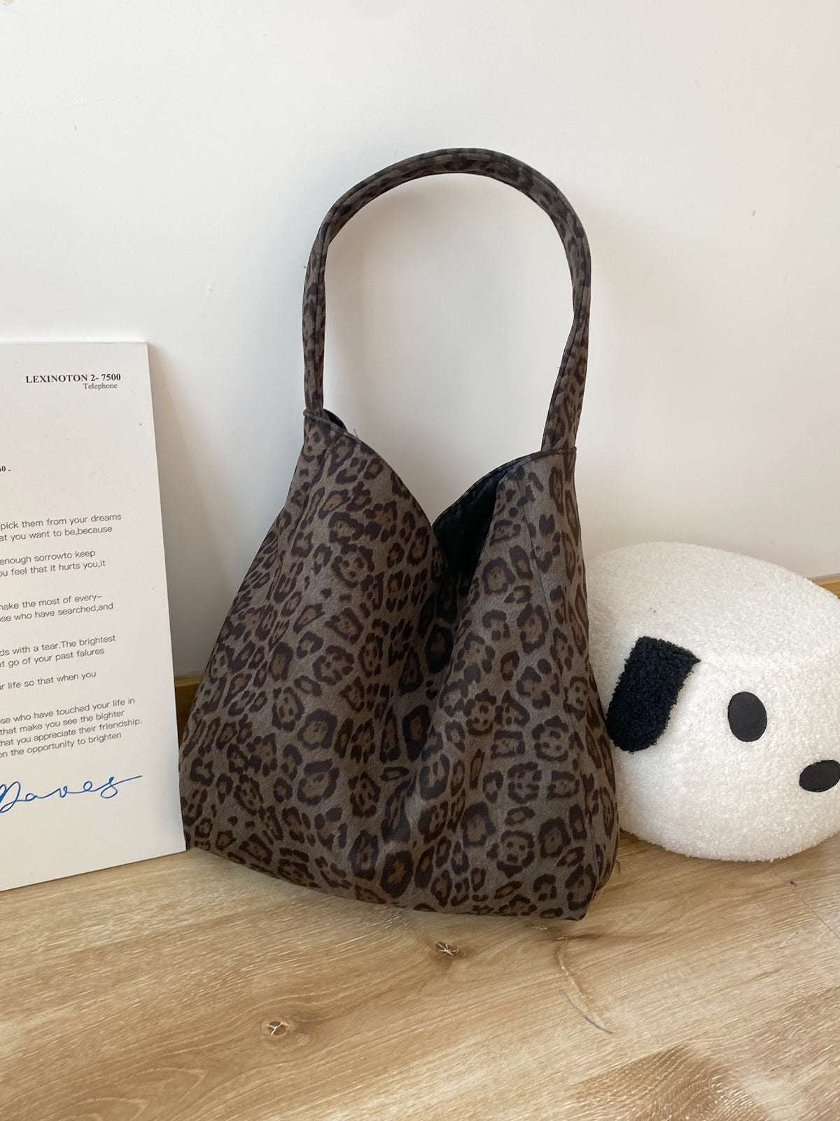 Plush Polka Dot Shoulder Bag - DippedShop Wholesale - #2755
