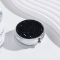 Rhinestone Round Mirror Case - DippedShop Wholesale - #1123