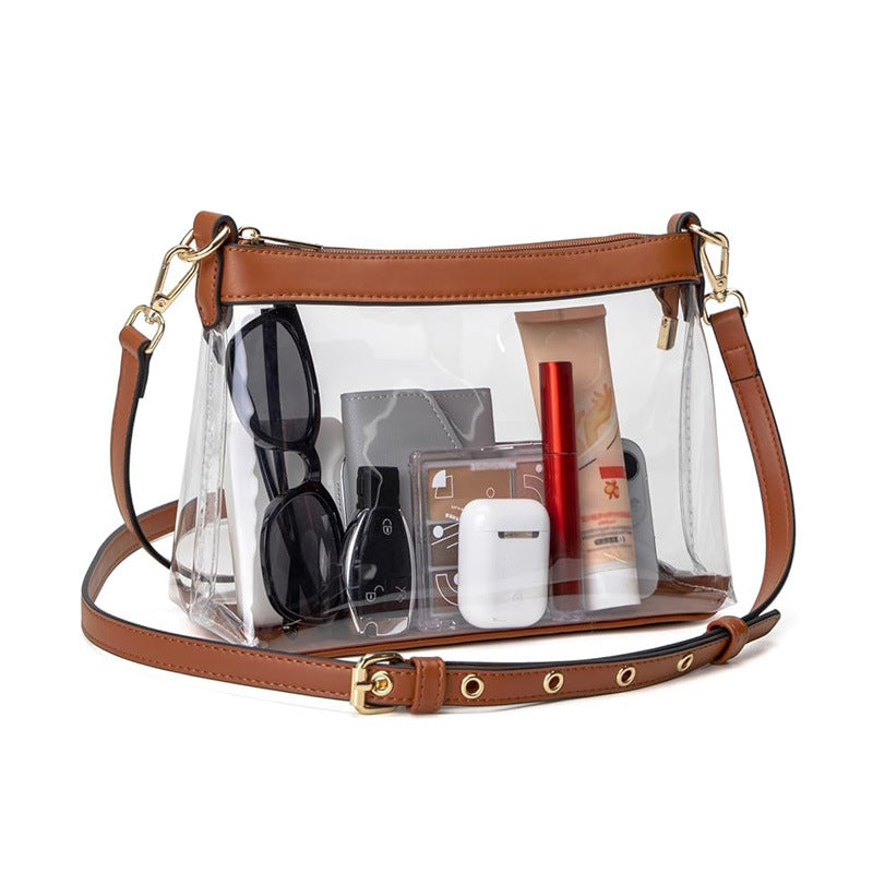 Fashion Transparent PVC Shooulder Crossbody Bag 6W10BBG1958