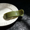 Retro Polka Dot Curved Duckbill Hair Clip 6W6HCP1641
