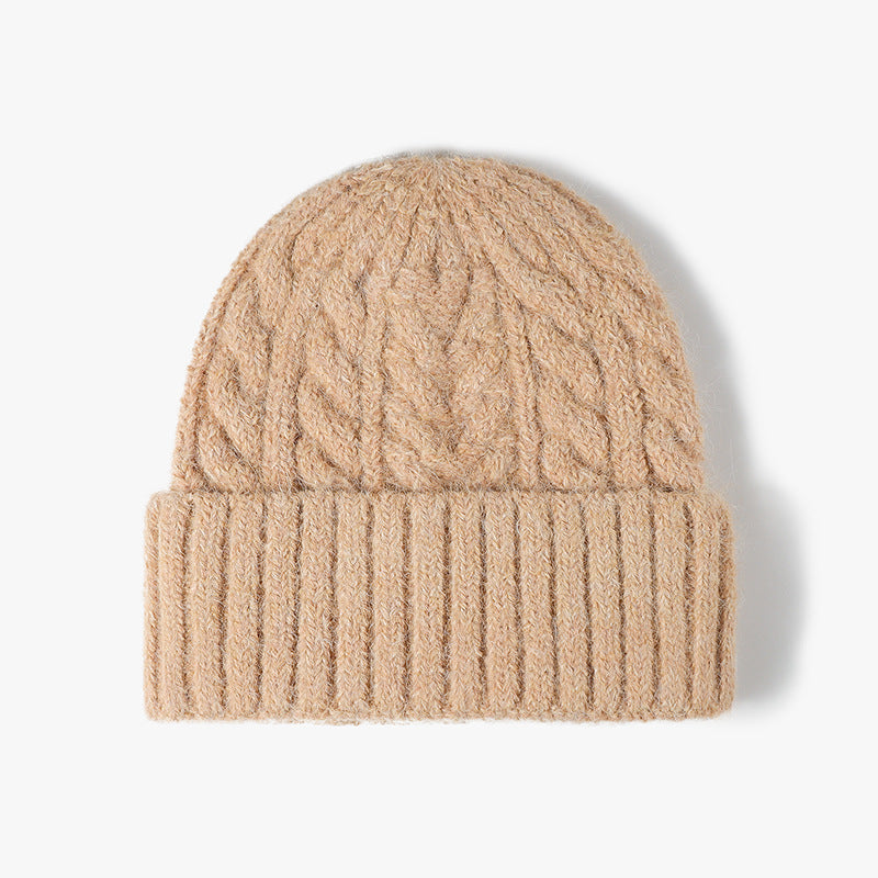 Cable Knit Beanie Hat - DippedShop Wholesale - #9491