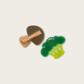 Creative Mushroom Vegetable Food Acetate Hair Clip 8AS6HCP311T