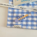 Blue Plaid Hair Clip - DippedShop Wholesale - #9395