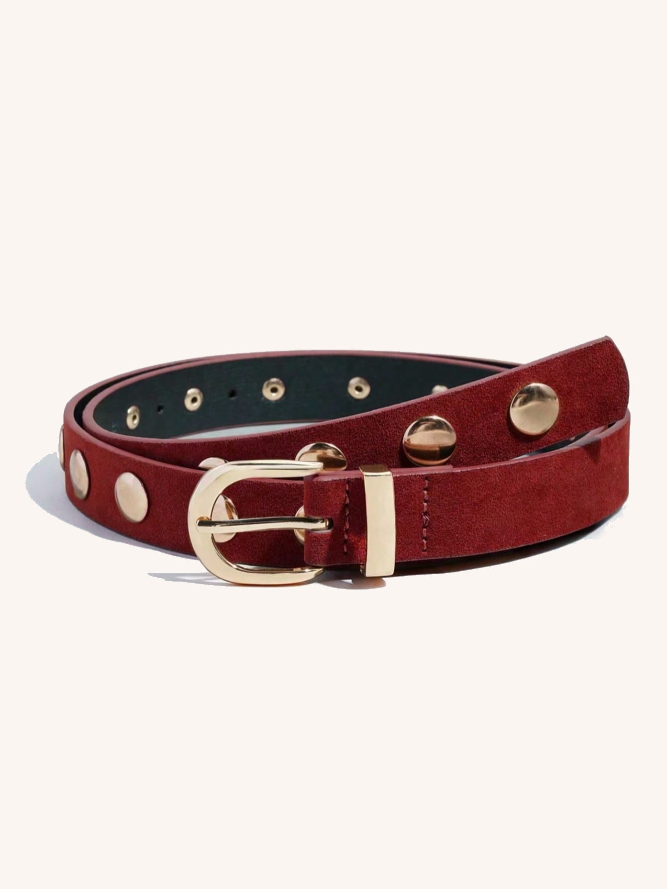 Trendy Punk Style Studded Leather Waist Belt MK2LEEP6W6JBT26
