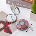 Round Foldable Double-sided Makeup Mirror MK2PPFN6CT5MR37