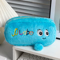 Plush Embroidery Pencil Pouch - DippedShop Wholesale - #7059