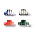 Minimalist Striped Color Block Non Slip Hair Claw 8AS6HCP255T