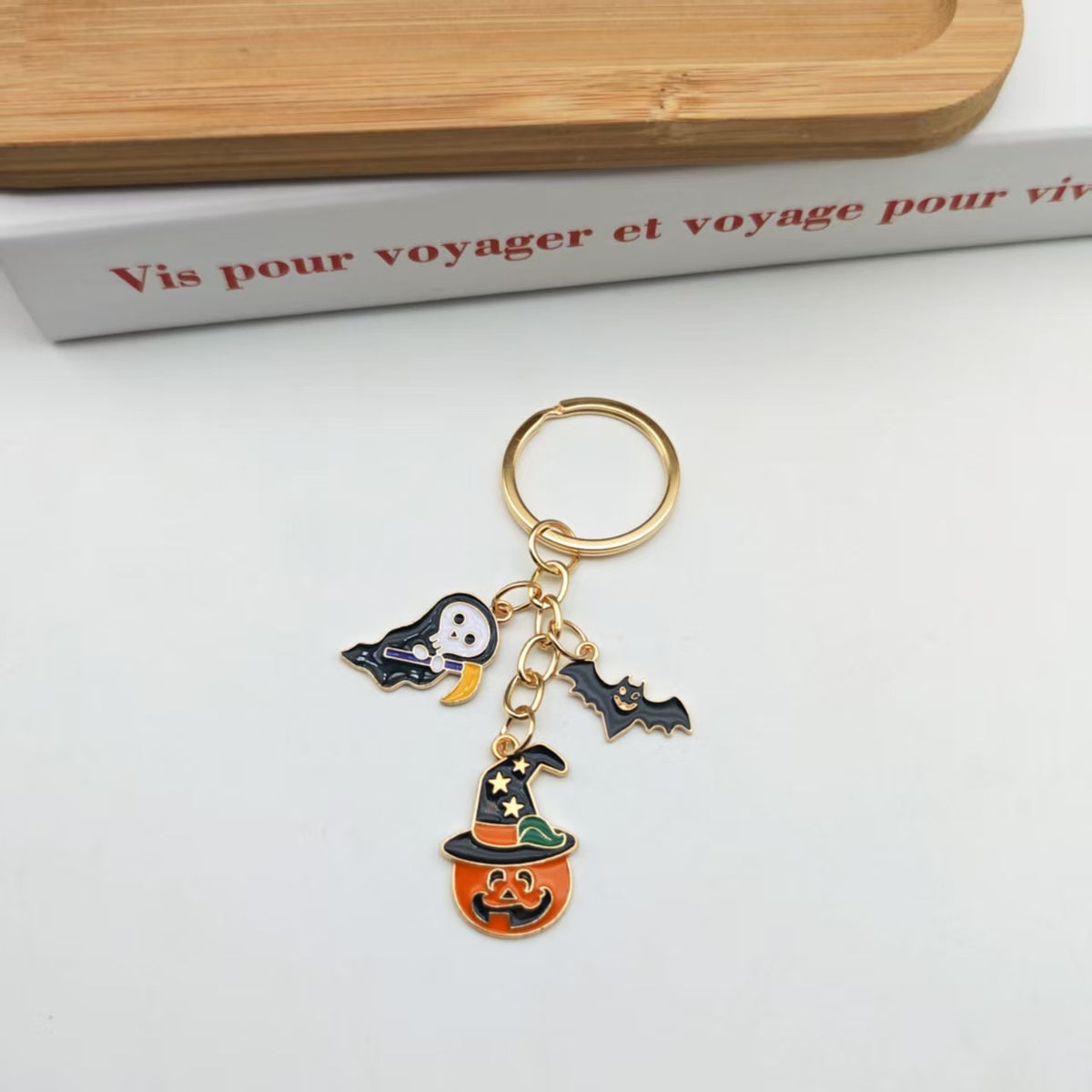 Cartoon Enamel Keychain - DippedShop Wholesale - #1603