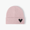 Heart Jacquard Knit Beanie - DippedShop Wholesale - #7699