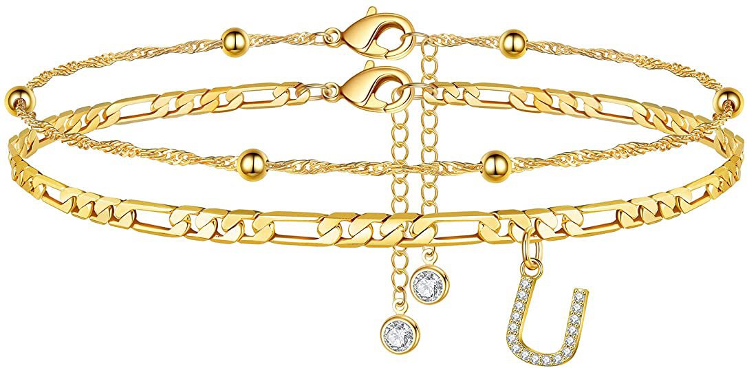 Trendy Initial Letter Gold Pla - DippedShop Wholesale - #3059