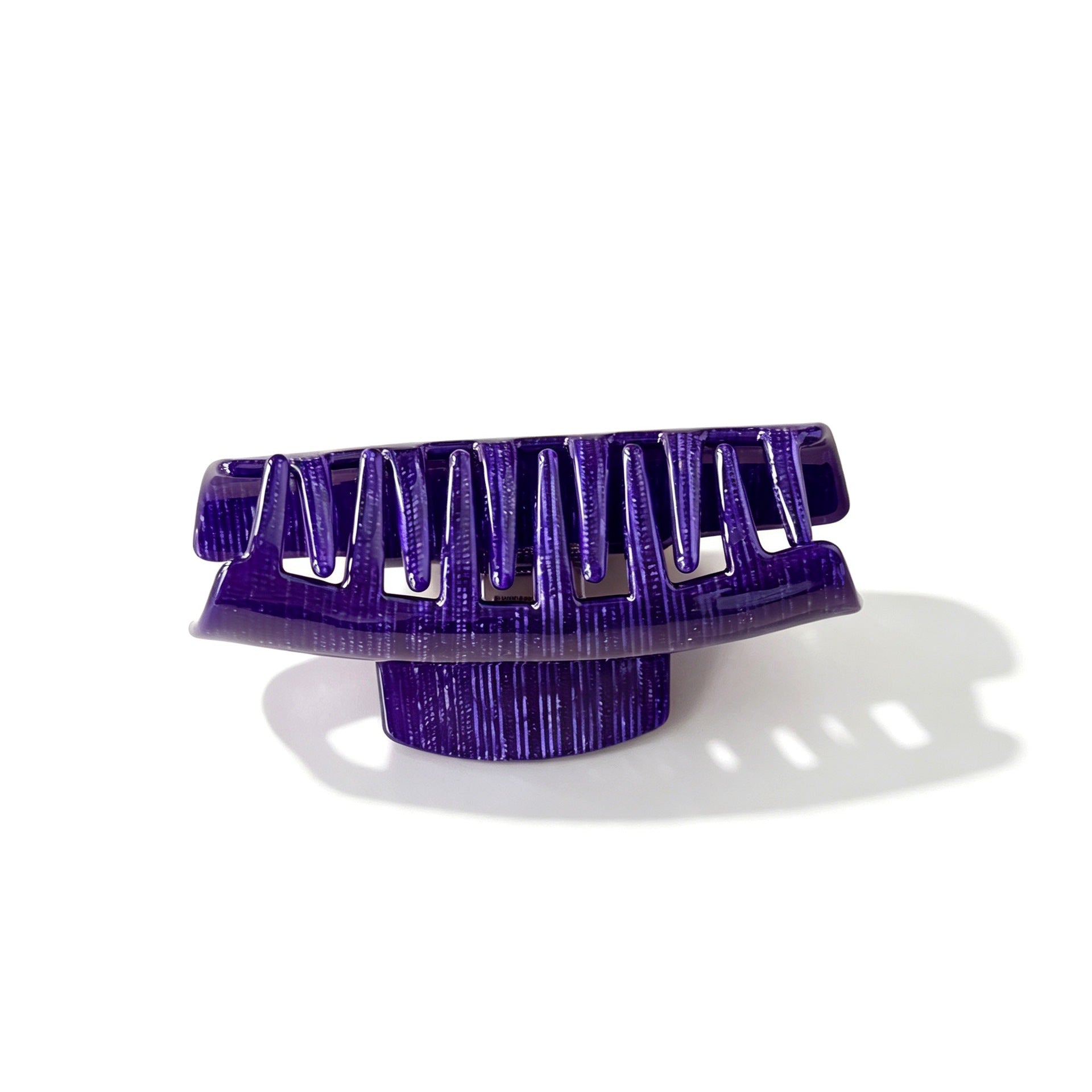 Minimalist Solid Color Plaid Acetate Hair Claw 8AS6HCP323T