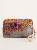 Sequin Embroidery Flower Makeup Bag MK2BLW6C5CO74