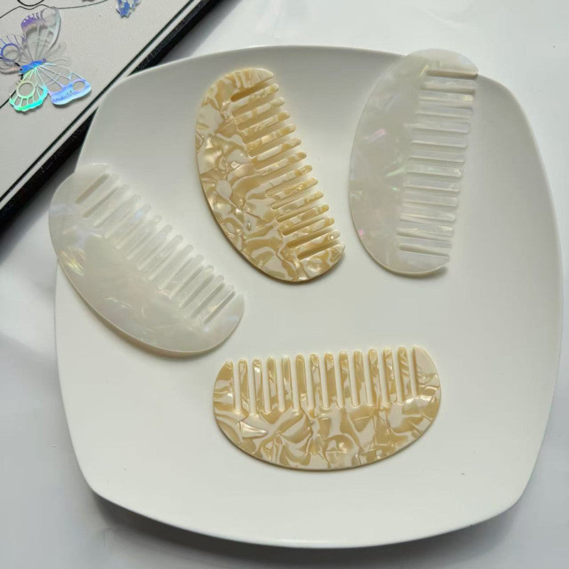 Minimalist Half-Moon Acetate Hair Combs MK2PPM6CT5CB44