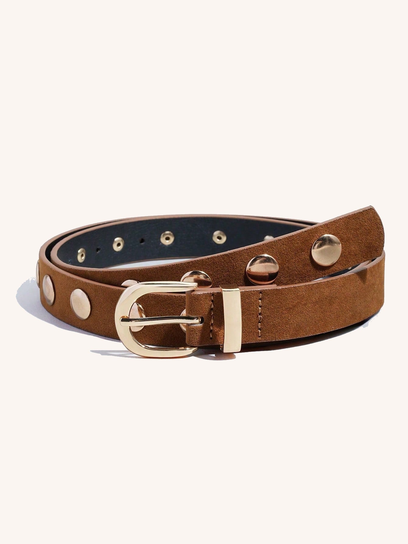Trendy Punk Style Studded Leather Waist Belt MK2LEEP6W6JBT26