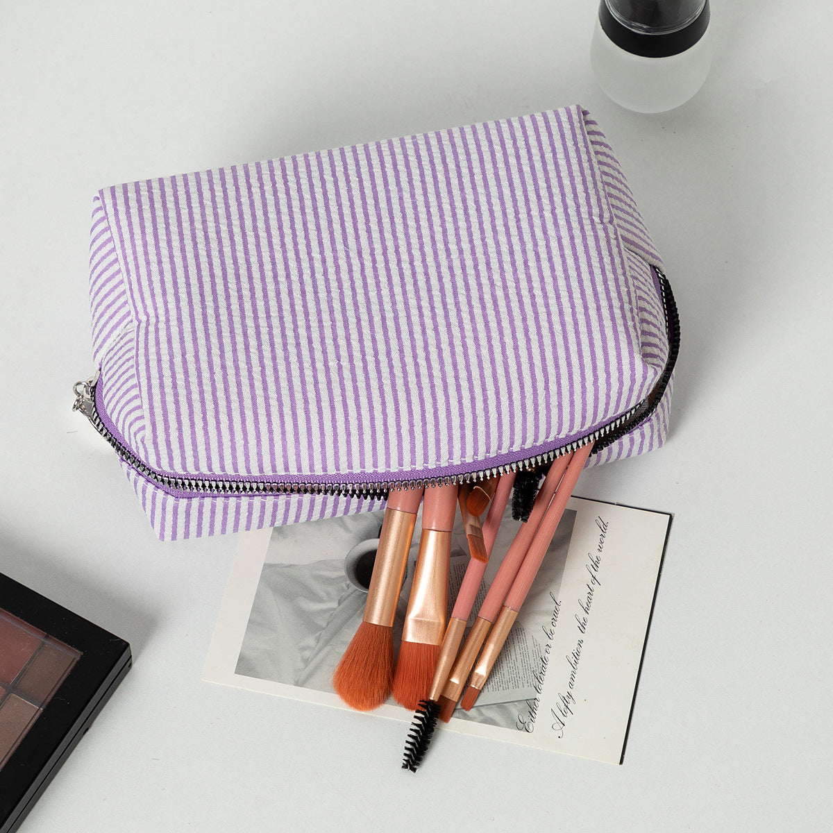 Color Block Cosmetic Bag - DippedShop Wholesale - #3059
