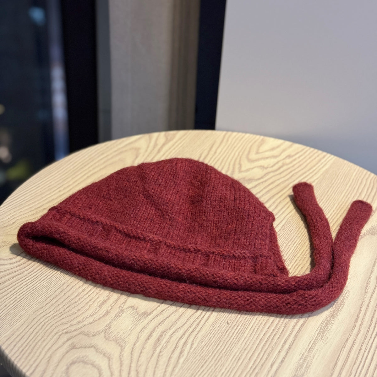 Knit Tie Up Earflap Beanie - DippedShop Wholesale - #1379