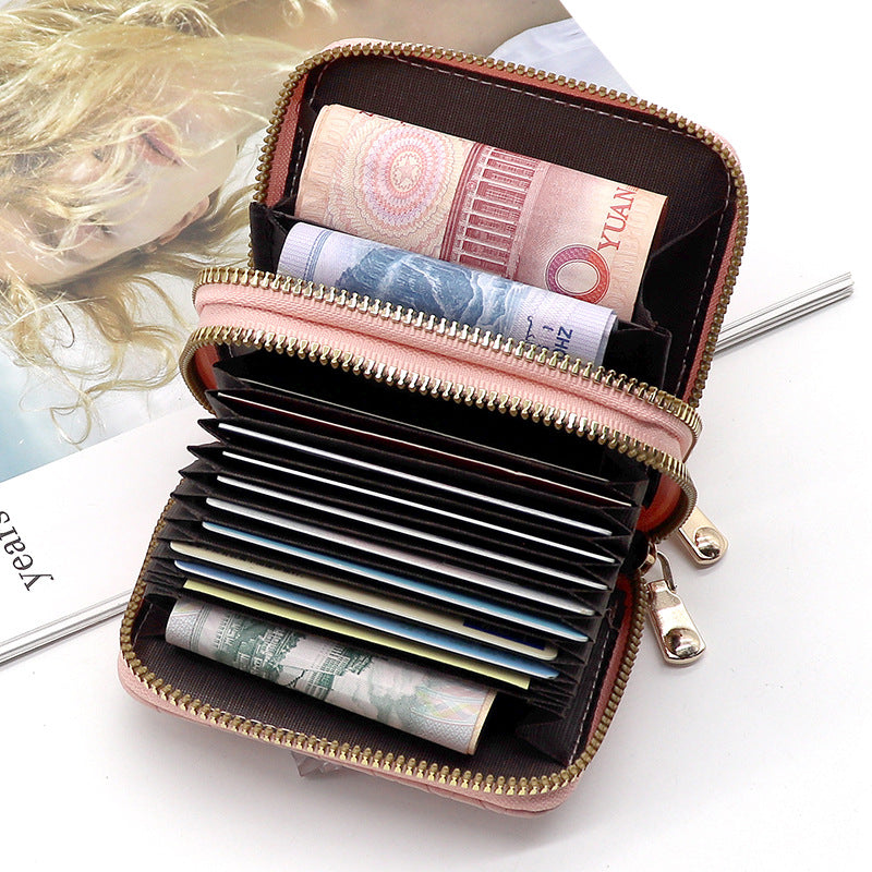 Woven Zipper Card Holder Wallet - DippedShop Wholesale - #0275