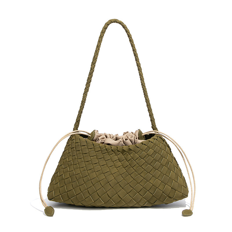 Simple Woven Crescent Underarm Shoulder Bag 6W10BBG2421