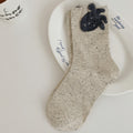 Cute Cartoon Pattern Soft Cotton Crew Socks 6W8FSO545